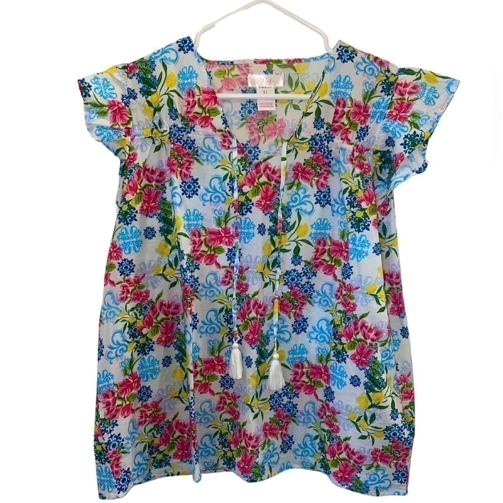 XL Stella Parker Collection blouse in floral print. Unworn no tags